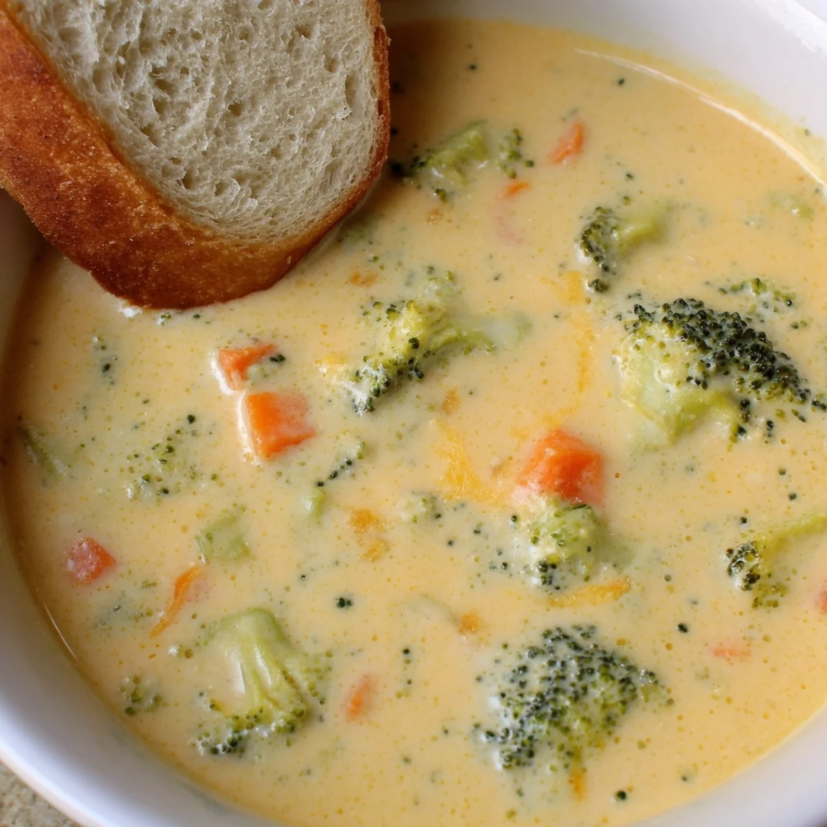 Creamy Broccoli Cheddar Soup
