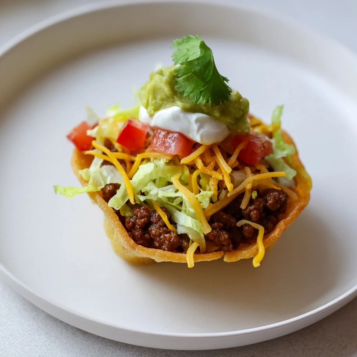 Freshly prepared Big Game Mini Tacos on a wooden board, garnished with cilantro and served alongside lime wedges for squeezing.