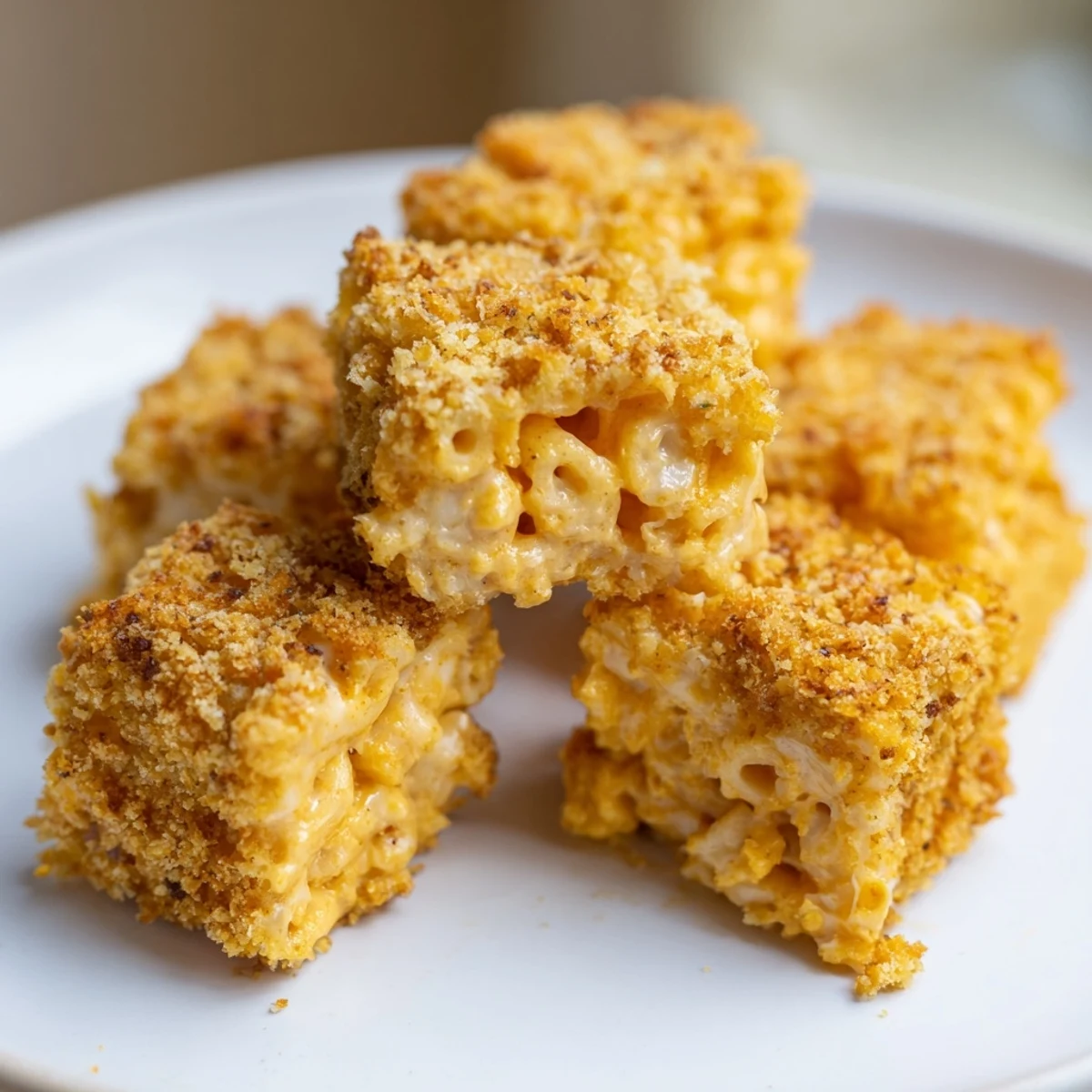 Golden-brown Game Day Fried Mac and Cheese bites resting on paper towels, perfect for sharing during the big game.