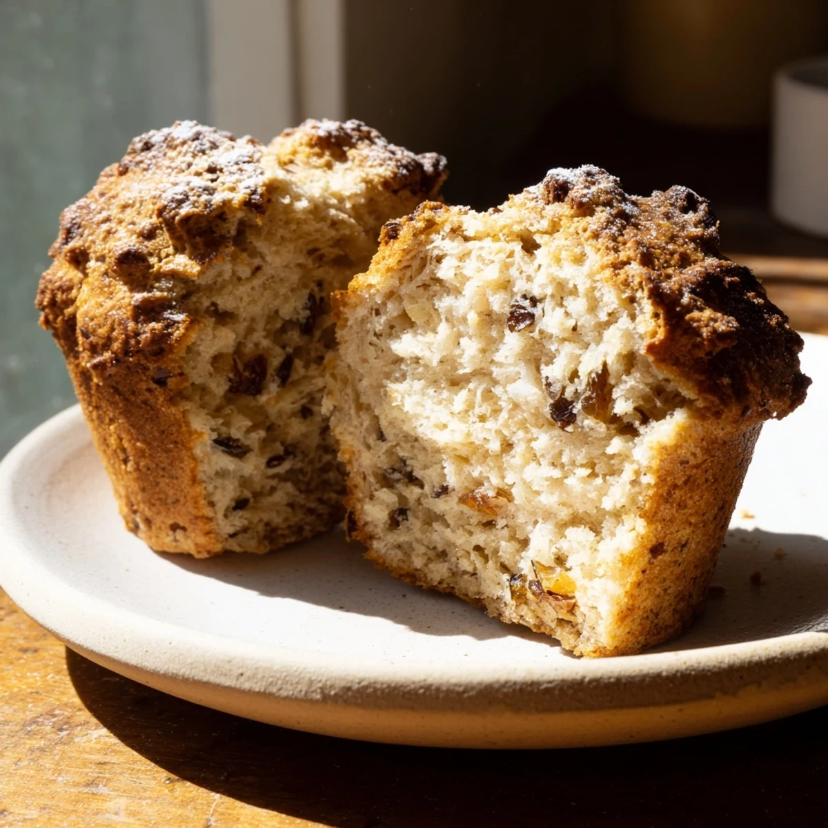 Golden-brown Irish Soda Bread Muffins featuring a tender crumb and optional raisins, ideal for a cozy breakfast or snack.