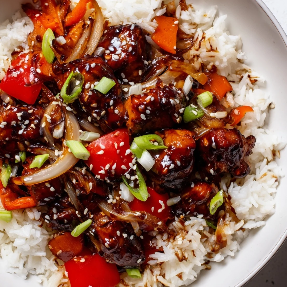 Korean BBQ Chicken and Rice