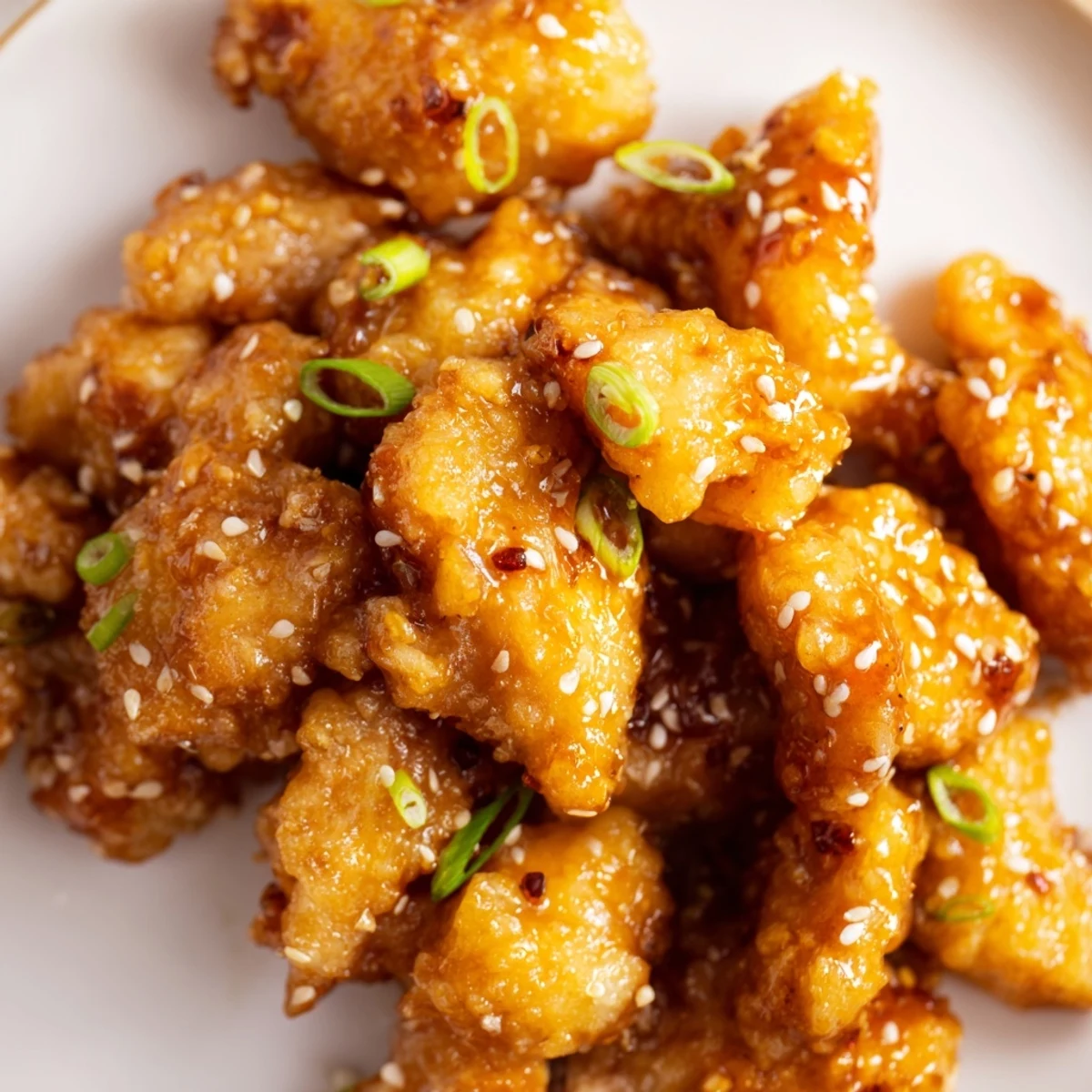 Crispy oven-baked orange chicken tossed in glossy citrus sauce served over white rice for dinner