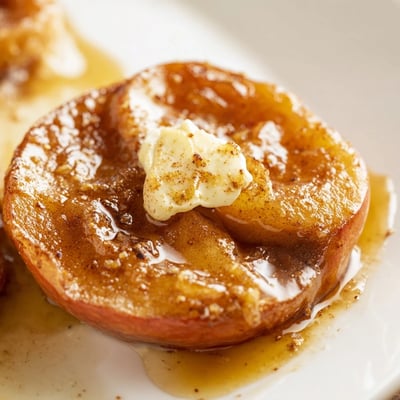 Sliced Honeycrisp apples cooked to perfection in Instant Pot with fragrant cinnamon spice and vanilla