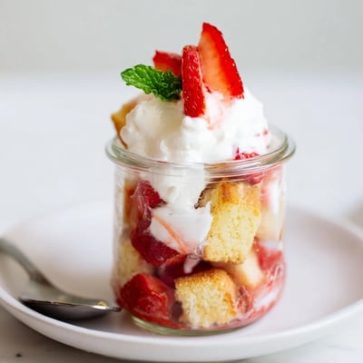 Strawberry Shortcake Trifles