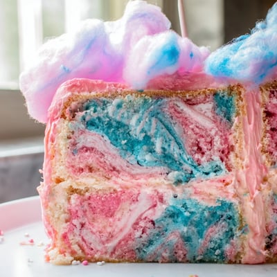 Cotton Candy Cake